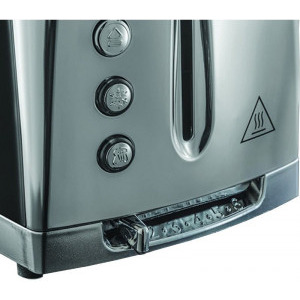 Russell Hobbs Prajitor de paine Luna Moonlight Grey 23221-56, 1550W, Gri-Inox