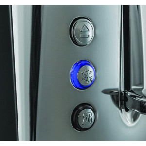 Russell Hobbs Prajitor de paine Luna Moonlight Grey 23221-56, 1550W, Gri-Inox