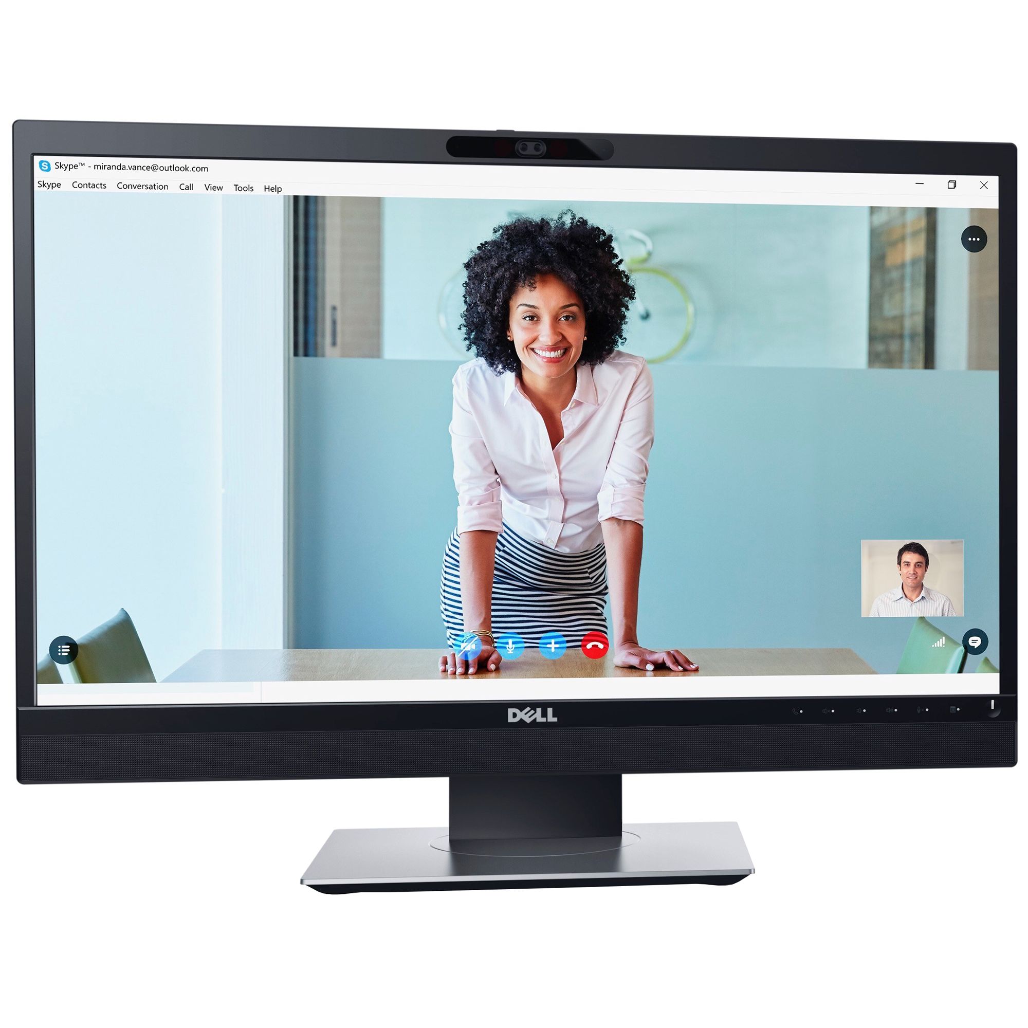 Monitor LED DELL P2418HZM 23.8 inch FHD IPS 6 ms 60 Hz Webcam