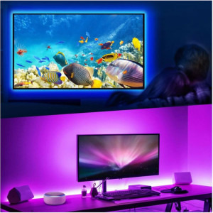 NiteBird Kit Banda LED Smart SL1, Wi-Fi, 2.8 Metri, Control prin aplicatie, Control vocal