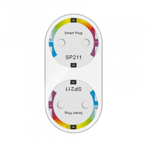 Gosund Priza smart dubla SP211, Control prin aplicatie, Programare si timer, 3680 W, 16 A