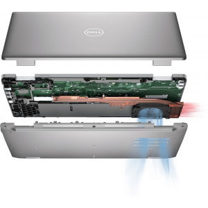 DELL 15.6'' Latitude 5530 (seria 5000), FHD, Procesor Intel® Core™ i5-1245U (12M Cache, up to 4.40 GHz), 8GB DDR4, 256GB SSD, Intel Iris Xe, Win 10 Pro (include licenta Win 11 Pro), 3Yr ProSupport