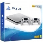 Sony Playstation 4 Slim 500GB Limited Edition Silver + controller DualShock 4 V2 Silver