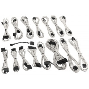 CableMod Kit cabluri alimentare pentru E-Series G2 si P2, White