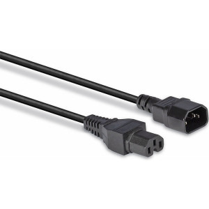 LINDY IEC 320 C14 Male - IEC 320 C15 Female, 2m, negru
