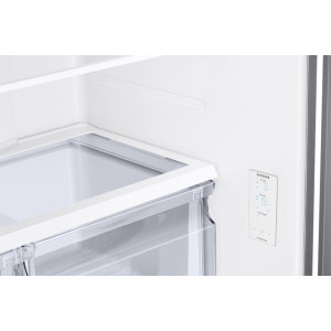 Samsung RF50C510ES9/EO, 496 L, Clasa E, Full No Frost, Twin Cooling Plus, Digital Inverter, Touch control, Dozator gheata, Control electronic, 177 cm, Inox