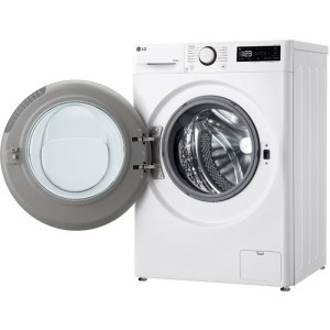 LG F2DR508S1W, Spalare 8 kg, Uscare 5 kg, 1200 RPM, Clasa A, Direct Drive, TurboWash, Alb