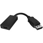 Adaptor Icy Box 1x DisplayPort Male - 1x HDMI Female, Negru
