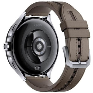 Xiaomi Watch 2 Pro, Bluetooth, Silver Case Brown, Leather Strap
