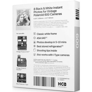 Polaroid BW Film pentru 600