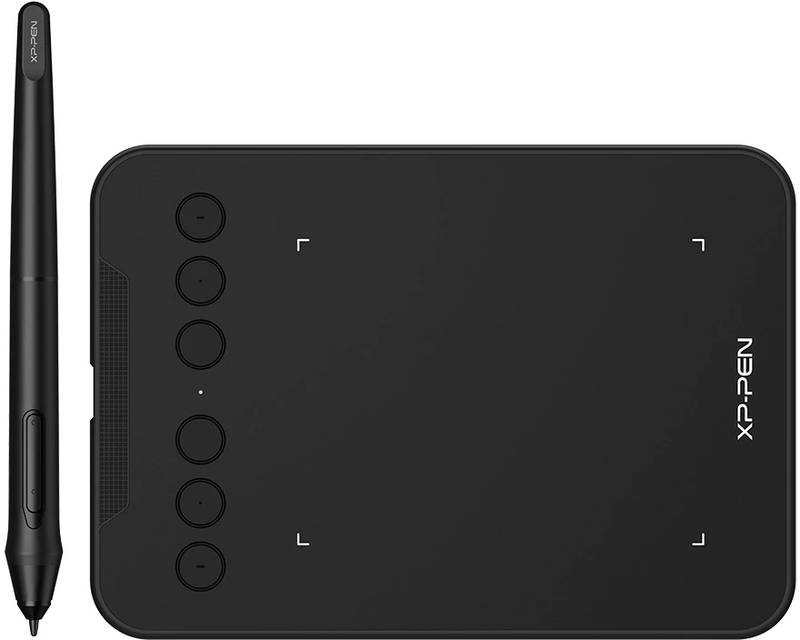 Tableta grafica XP-Pen Deco Mini4, 4x3", OTG + Android, USB-C, 8192 niveluri presiune, include 10 varfuri de rezerva