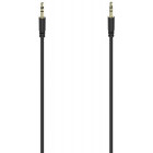 Cablu audio Hama Jack 3.5 mm Male - Jack 3.5 mm Male 1m, negru
