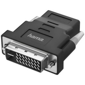 Adaptor Hama 1x DVI Male - 1x HDMI Female, negru