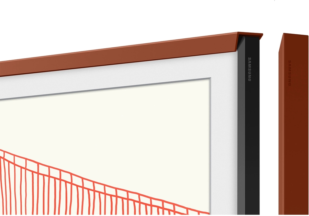 Samsung Rama TV personalizata pentru Samsung The Frame 65LS03A model 2021, profil adancit, rosu