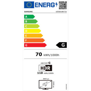 Samsung Smart TV Crystal UE50DU8072U Seria DU8072 125cm negru 4K UHD HDR