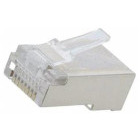 Accesoriu retea Logilink Mufa ecranata RJ45 pentru cablu FTP & S/FTP CAT5e, 100 buc