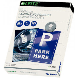Leitz Laminator UDT Folie pentru laminare la cald, A4, 250 microni, 100buc/Set