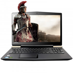 Lenovo Gaming 15.6'' Legion Y520, FHD IPS, Procesor Intel® Core™ i5-7300HQ (6M Cache, up to 3.50 GHz), 8GB DDR4, 256GB SSD, GeForce GTX 1050 Ti 4GB, FreeDos, Black-Gold, Backlit, 2Yr