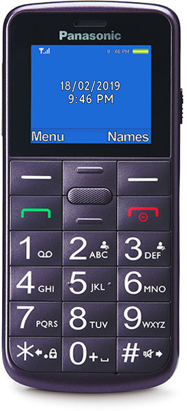 Telefon fix Panasonic KX-TU110EXV, violet