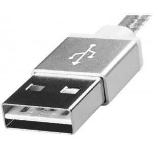 ADATA USB Male la microUSB Male, 1 m, Silver