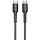Cablu de date / adaptor Havit CB6235, USB-C Male la USB-C Male, 3A, 1 m, Fast PD 60W, Black