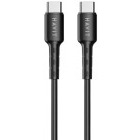 Cablu de date / adaptor Havit CB6235, USB-C Male la USB-C Male, 3A, 1 m, Fast PD 60W, Black