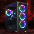 Gaming Raptor5 AMD, AMD Ryzen 5 PRO 5650G 3.9GHz, 16GB DDR4, 500GB SSD, GTX 1660 SUPER 6GB GDDR6, Iluminare RGB
