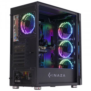 Gaming Raptor5 AMD, AMD Ryzen 5 PRO 5600G 3.9GHz, 16GB DDR4, 500GB SSD, GTX 1660 SUPER 6GB GDDR6, Iluminare RGB