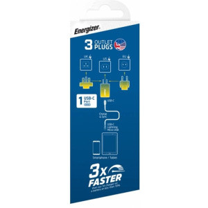 Energizer A20MUGD, 1x USB-C, 20W, (US, UK, EU)