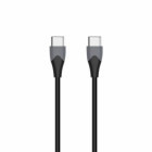 Cablu de date / adaptor Energizer Bicolor, USB-C Male la USB-C Male, 1.2 m, Black