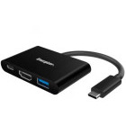 Adaptor Energizer 1x USB-C 3.1 Male - USB + HDMI + USB-C Female, negru