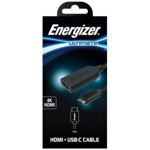 Energizer 1x USB-C 3.1 Male - 1x HDMI Female, negru
