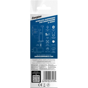 Energizer In-Ear, CIBT20WH2, metalice BT, alb