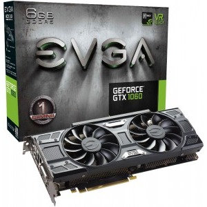 EVGA GeForce GTX 1060 GAMING ACX 3.0 6GB GDDR5 192-bit