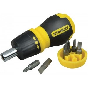 STANLEY Surubelnita magnetica cu clichet si 6 bituri 0-66-358
