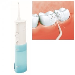 Panasonic Irigator oral  EW-DJ10-A503, compact, alimentare baterii, 2 trepte viteza, 1400 impulsuri / minut
