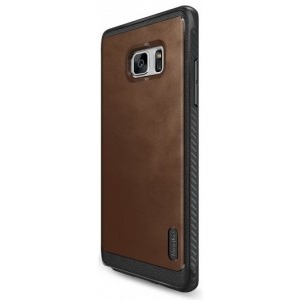 Ringke Protectie pentru spate Flex S Brown pentru Samsung Galaxy Note 7 + Bonus folie protectie Ringke Invisible Screen Defender