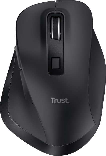 Mouse Trust Fyda Rechargeable Wireless, Black