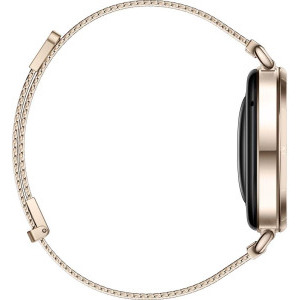 Huawei Watch GT 6, 41mm, Gold Stainless Steel, curea Gold Milanese