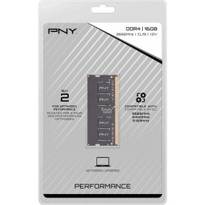PNY Performance, 16GB, DDR4, 2666MHz, CL19, 1.2v