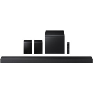 Samsung HW-QS750F, 5.1.2, 465W, Bluetooth, Wi-Fi, Subwoofer & Kit Wireless, Wireless Dolby Atmos, Black