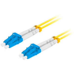 Cablu retea Lanberg Fiber Optic Patchcord SM LC/UPC-LC/UPC Duplex 2 m LSZH Yellow