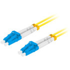Cablu retea Lanberg Fiber Optic Patchcord SM LC/UPC-LC/UPC Duplex 5 m LSZH Yellow