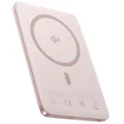 Baterie externa Baseus PicoGo AM41 Ultra-Slim Magnetic, 10000 mAh, 1x USB-C, 27 W, Qi2, Pink