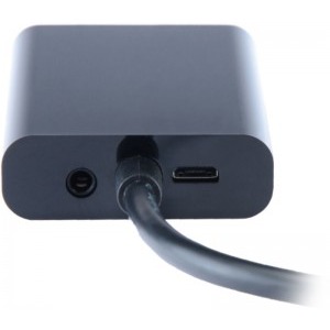A+ 1x HDMI Male - 1x VGA Female + 1x Jack 3.5mm Female + 1x microUSB 2.0 Female negru