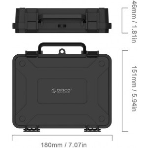 Orico PHF-35 Carrying Case Black