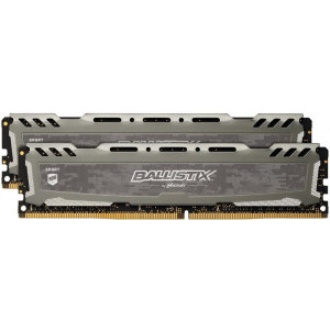 Crucial Ballistix Sport LT Gray 8GB DDR4 2666MHz CL16 Dual Channel Kit