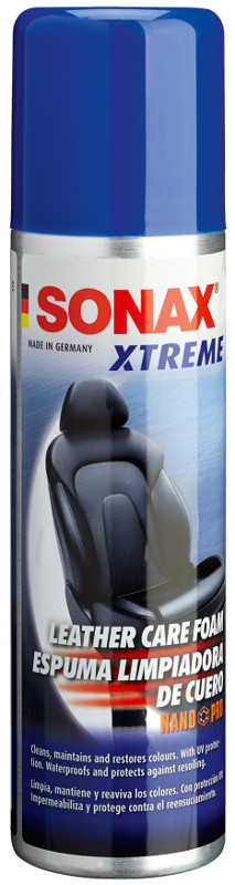 Curatare si intretinere piele Sonax Xtreme Leather Care Foam NanoPro - Spuma Intretinere Piele