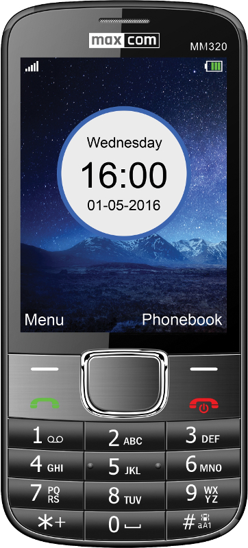 Telefon mobil Maxcom MM320 Single SIM Black