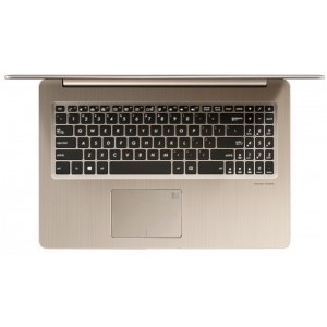 ASUS 15.6'' VivoBook Pro 15 N580VD, FHD, Procesor Intel® Core™ i7-7700HQ (6M Cache, up to 3.80 GHz), 8GB DDR4, 256GB SSD, GeForce GTX 1050 4GB, Endless OS, Gold